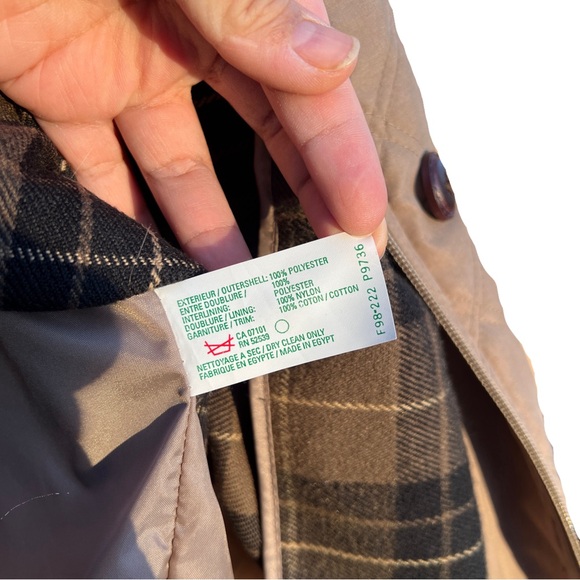 Vintage utex quilted barn jacket khaki w brown corduroy + removable liner est XL - Picture 8 of 8